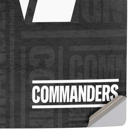 NFL Washington Commanders Black and White PS5 Pro Console Skin