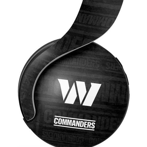 NFL Washington Commanders Black and White PULSE 3D Wireless Headset for PS5 Skin