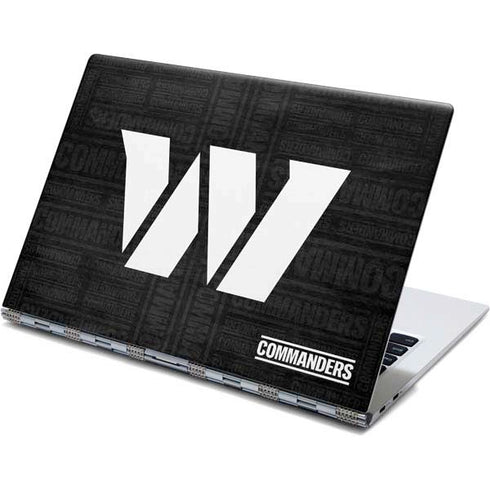 NFL Washington Commanders Black and White Yoga 910 2-in-1 14in Touch-Screen Skin