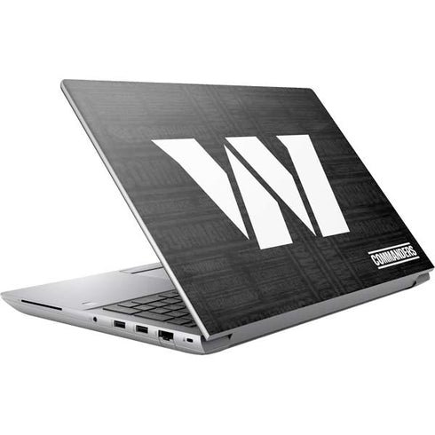 NFL Washington Commanders Black and White HP ZBook Fury 16 G10 Skin