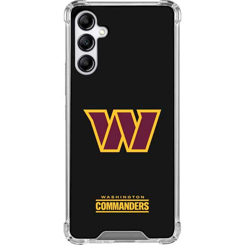 NFL Washington Commanders Black Background Gabb Phone 4 Clear Case