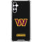 NFL Washington Commanders Black Background Gabb Phone 4 Clear Case