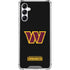 NFL Washington Commanders Black Background Gabb Phone 4 Clear Case