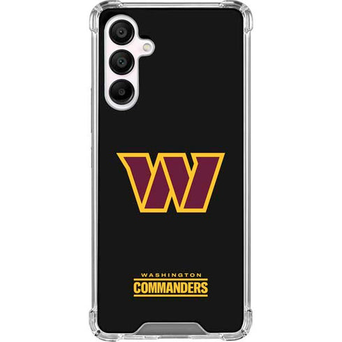 NFL Washington Commanders Black Background Galaxy A16 5G Clear Case