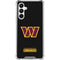 NFL Washington Commanders Black Background Galaxy A16 5G Clear Case