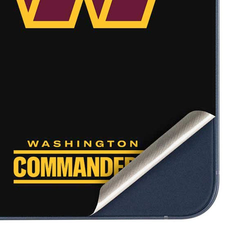 NFL Washington Commanders Black Background Galaxy A36 5G Skin