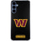 NFL Washington Commanders Black Background Galaxy A55 5G Clear Case