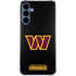 NFL Washington Commanders Black Background Galaxy A55 5G Clear Case
