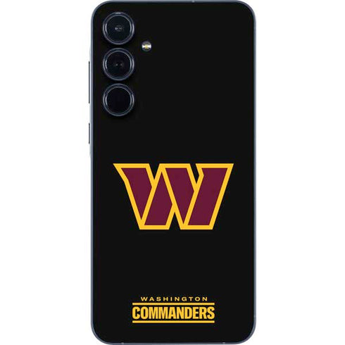 NFL Washington Commanders Black Background Galaxy A55 5G Skin