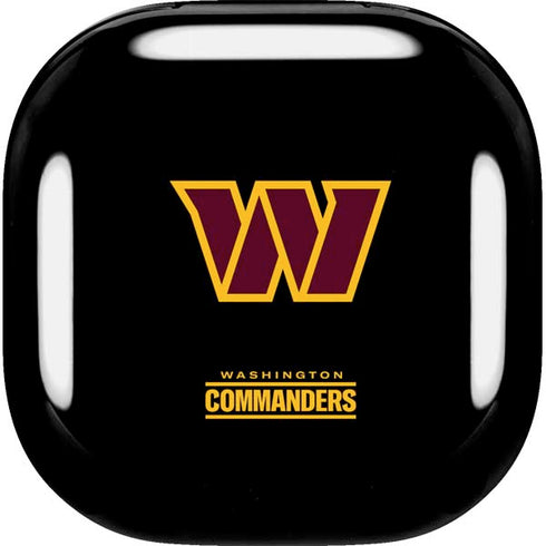 NFL Washington Commanders Black Background Galaxy Buds Live Skin