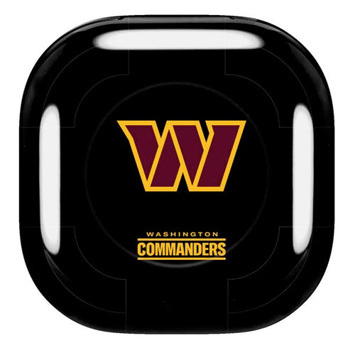 NFL Washington Commanders Black Background Galaxy Buds Pro Skin