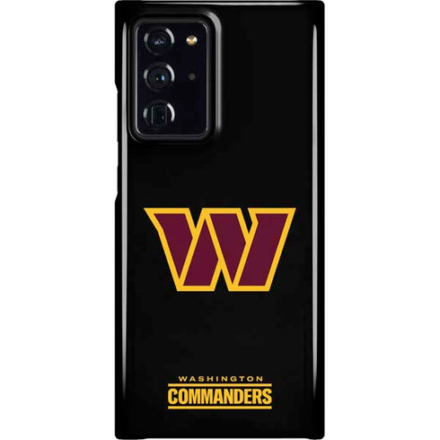 NFL Washington Commanders Black Background Galaxy Cases