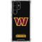 NFL Washington Commanders Black Background Galaxy S23 Ultra Clear Case