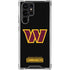 NFL Washington Commanders Black Background Galaxy S23 Ultra Clear Case