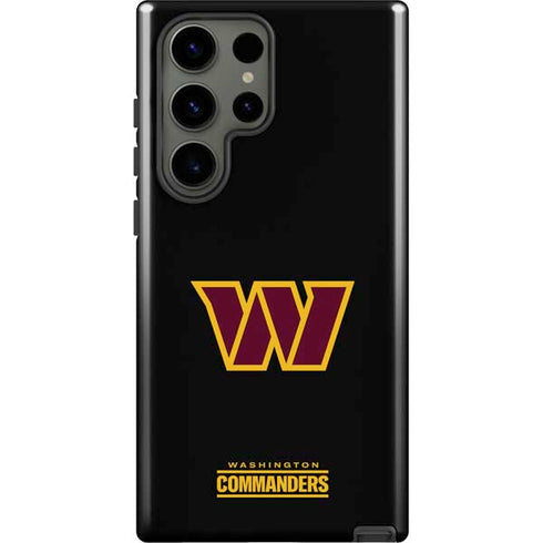 NFL Washington Commanders Black Background Galaxy S23 Ultra Pro Case