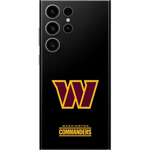 NFL Washington Commanders Black Background Galaxy Skins