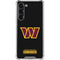 NFL Washington Commanders Black Background Galaxy S24 FE Clear Case