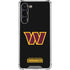 NFL Washington Commanders Black Background Galaxy S24 FE Clear Case