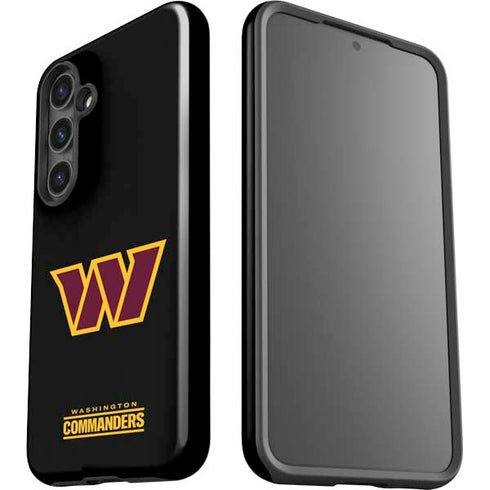 NFL Washington Commanders Black Background Galaxy S25 Impact Case
