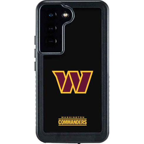 NFL Washington Commanders Black Background Galaxy S24 Waterproof Case