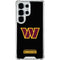 NFL Washington Commanders Black Background Galaxy S25 Ultra Clear Case