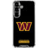 NFL Washington Commanders Black Background Galaxy S26 Clear Case