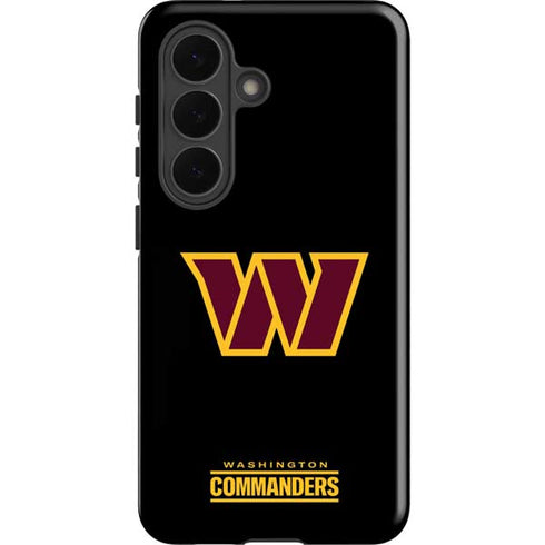NFL Washington Commanders Black Background Galaxy S26 Impact Case