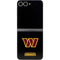 NFL Washington Commanders Black Background Galaxy Z Flip6 Skin