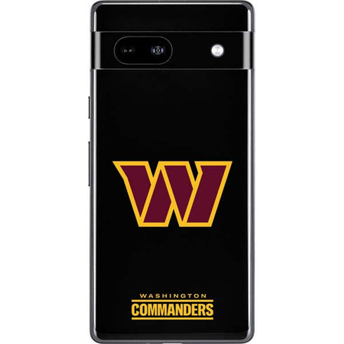 NFL Washington Commanders Black Background Google Pixel 7a Skin