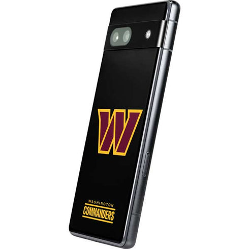 NFL Washington Commanders Black Background Google Pixel 7a Skin