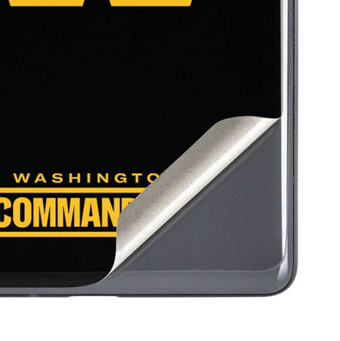 NFL Washington Commanders Black Background Google Pixel 7a Skin