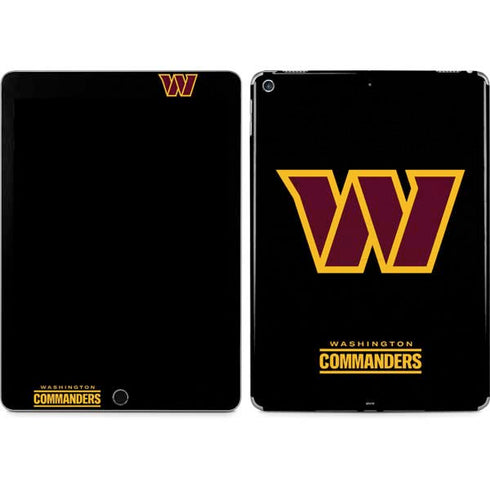 NFL Washington Commanders Black Background iPad Skins