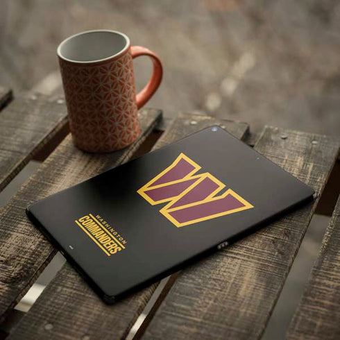 NFL Washington Commanders Black Background iPad Skins