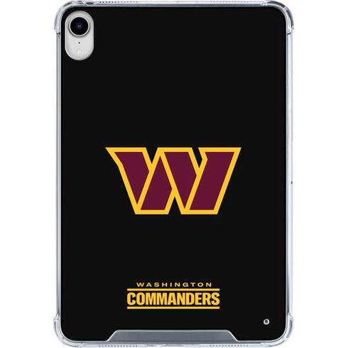 NFL Washington Commanders Black Background iPad 11th Gen (2025) Clear Case