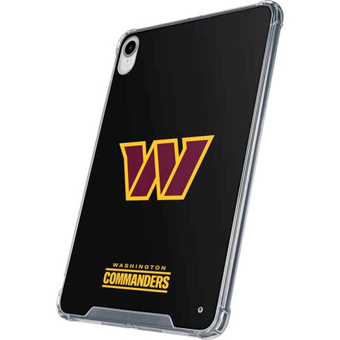 NFL Washington Commanders Black Background iPad 11th Gen (2025) Clear Case