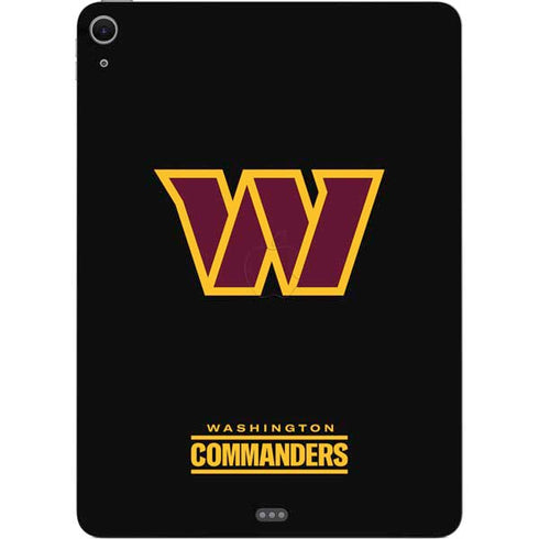 NFL Washington Commanders Black Background Apple iPad Air Skin