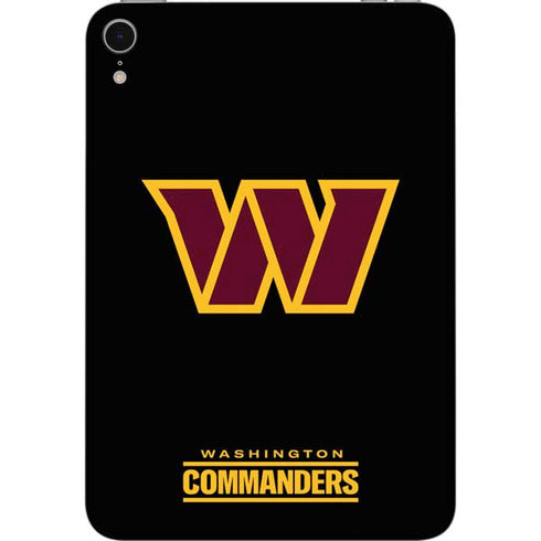 NFL Washington Commanders Black Background Apple iPad Mini Skin
