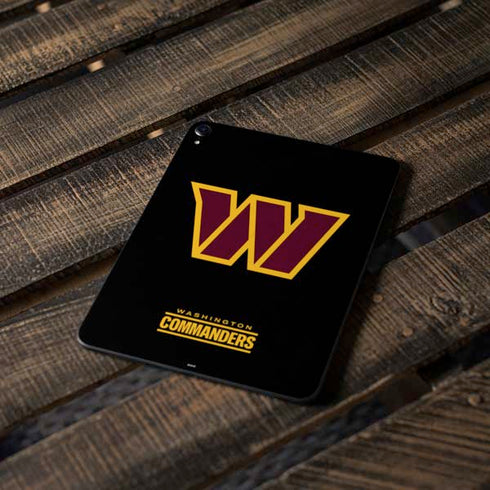 NFL Washington Commanders Black Background Apple iPad Pro Skin