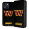 NFL Washington Commanders Black Background iPhone 15 Plus Folio Case