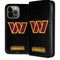 NFL Washington Commanders Black Background iPhone 15 Pro Max Folio Case