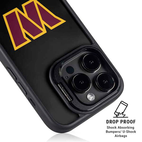 NFL Washington Commanders Black Background iPhone 15 Pro Max Kickstand Case