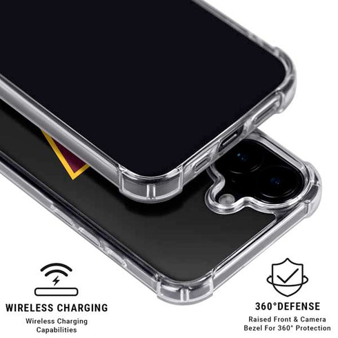 NFL Washington Commanders Black Background iPhone 16 MagSafe Case