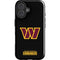 NFL Washington Commanders Black Background iPhone 16 Plus Impact Case