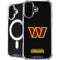NFL Washington Commanders Black Background iPhone 16 Plus MagSafe Case