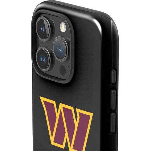 NFL Washington Commanders Black Background iPhone 16 Pro Impact Case