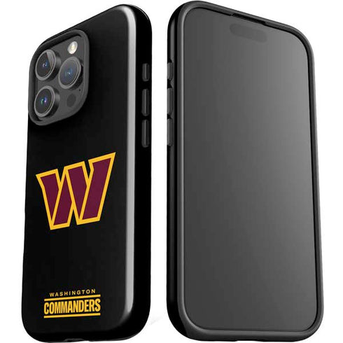 NFL Washington Commanders Black Background iPhone 16 Pro Impact Case