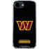 NFL Washington Commanders Black Background iPhone 16e Clear Case