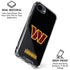 NFL Washington Commanders Black Background iPhone 16e Clear Case