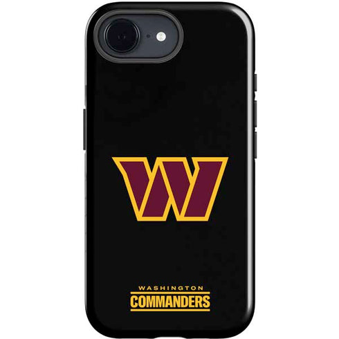 NFL Washington Commanders Black Background iPhone 16e Impact Case