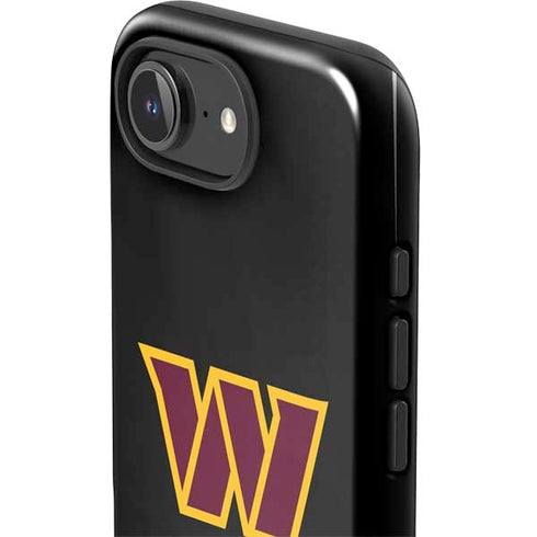 NFL Washington Commanders Black Background iPhone 16e Impact Case
